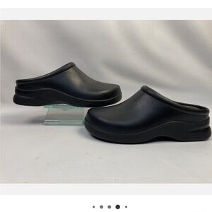 Klogs Black Slip-On Clog Mules